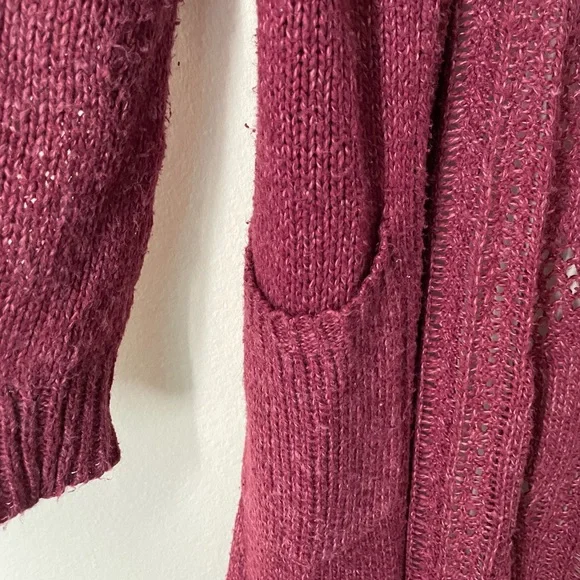 LONG BEAUTIFUL KNITTED CARDIGAN - Picture 8 of 12